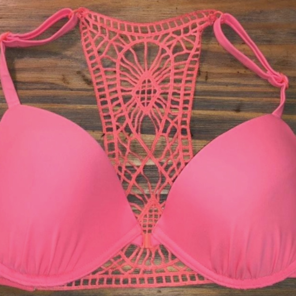 Peach/Pink Bikini Top